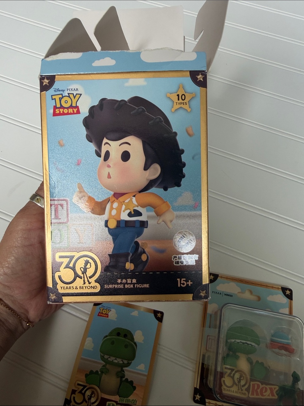 Disney Rex Green and Blue Toy Story Collectible Figure Set - Picture 4 of 5